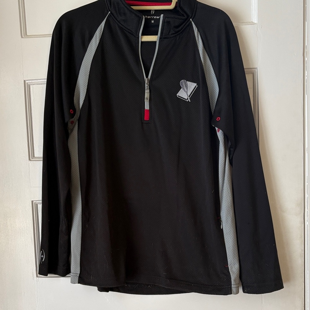 HArrow Black and Gray squash athletic jacket